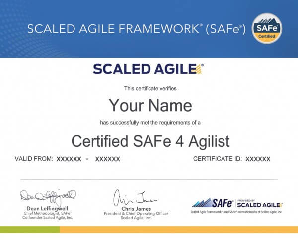 Scaled Agile Principles
